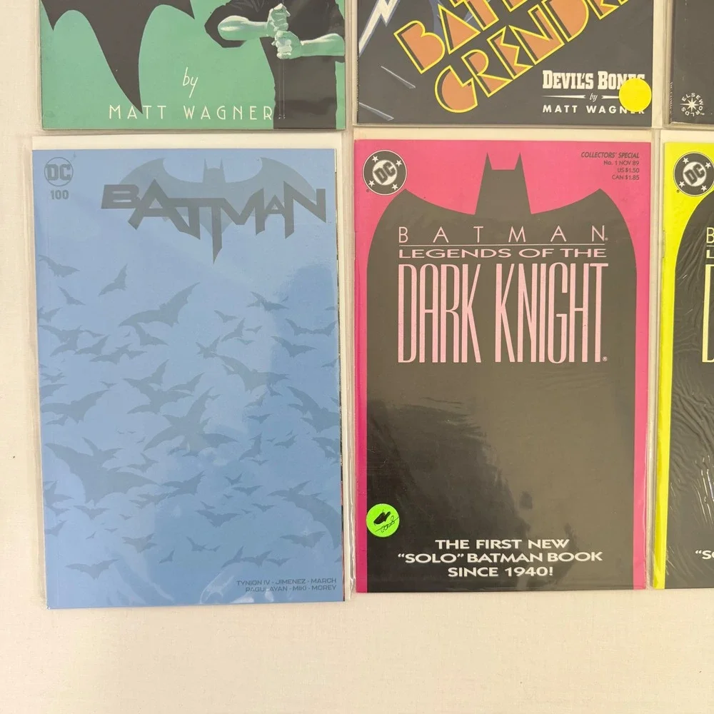 Batman Comic Book‎ Lot Grendel Legends Dark Knight Black White 8ct